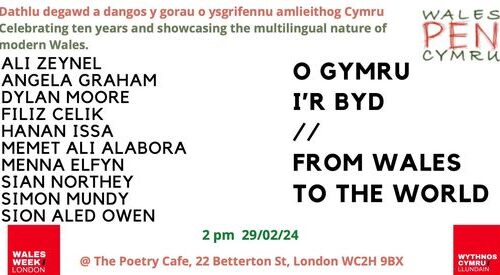 Poems for Wales PENCymru 10th anniversary