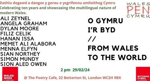 Poems for Wales PENCymru 10th anniversary